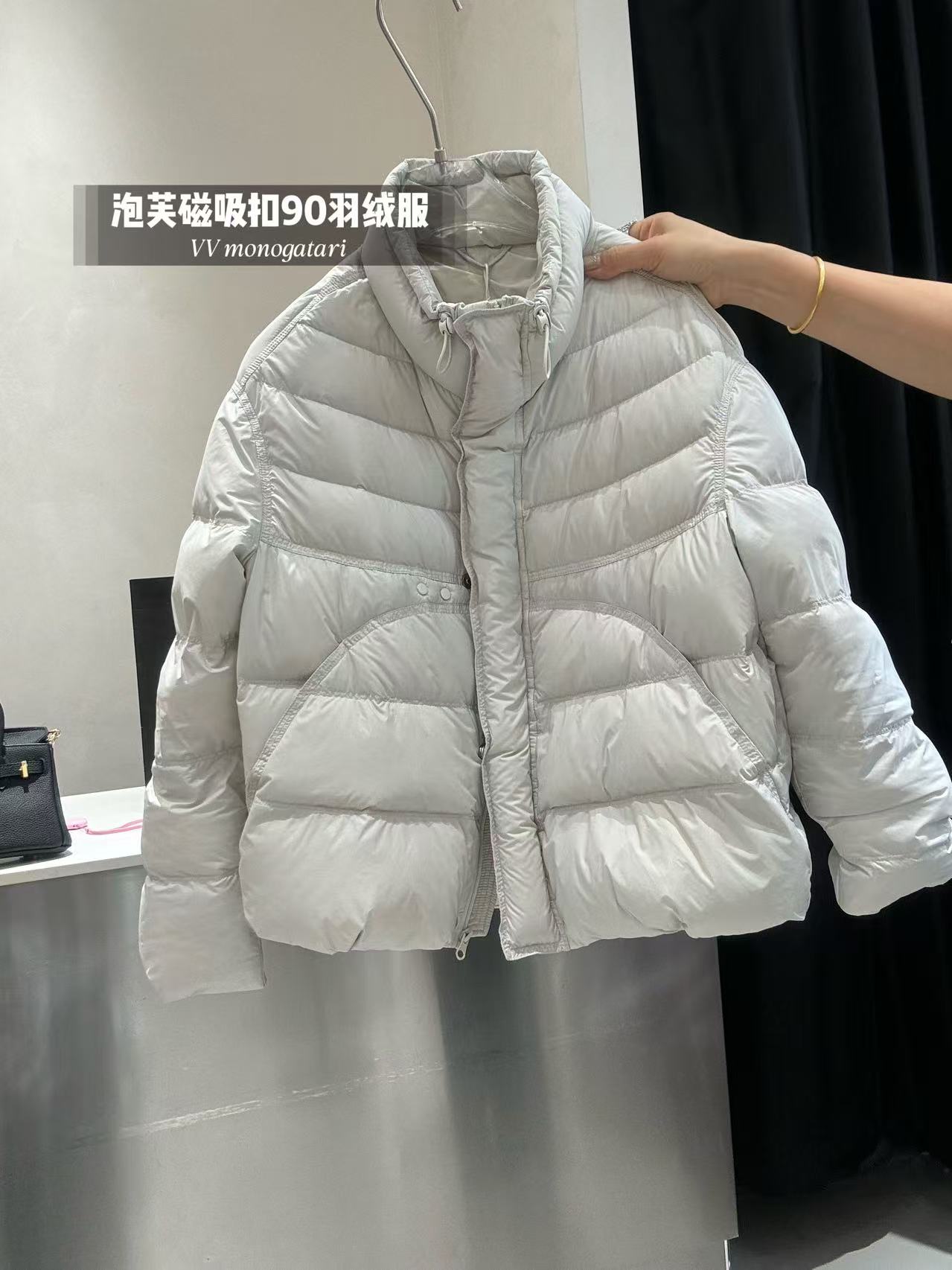 欧货爆款2025冬新款时尚百搭韩版排骨短款90羽绒服保暖厚外套女潮