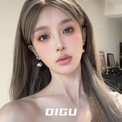 轻奢高级感灰珍珠耳环女气质百搭