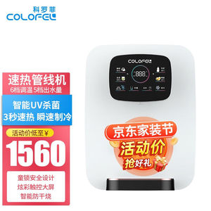 科罗菲（COLOFEL）德国管线机冷热型壁挂式瞬间加热饮水机双RO膜6