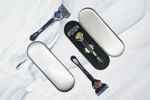 锋隐手动剃须刀吉列剃须盒