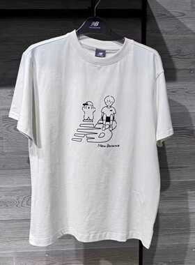 NEW BALANCE 24年新款向心生活联名男女同款纯棉T恤AMT42337
