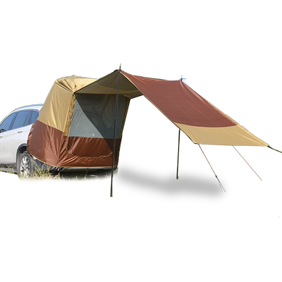 尾箱带网纱侧边露营遮阳车顶帐篷