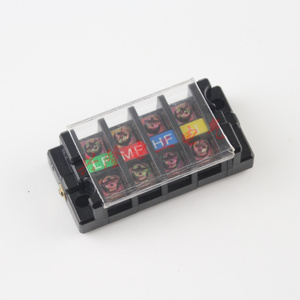 TA-2004 活动式接线端子 20A/4P端子台 接线板 螺丝固定式接线排