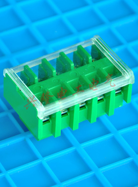JF5-1.5/5接线端子高低导轨组合1.5平方10A/5位接线板绿铜接线排