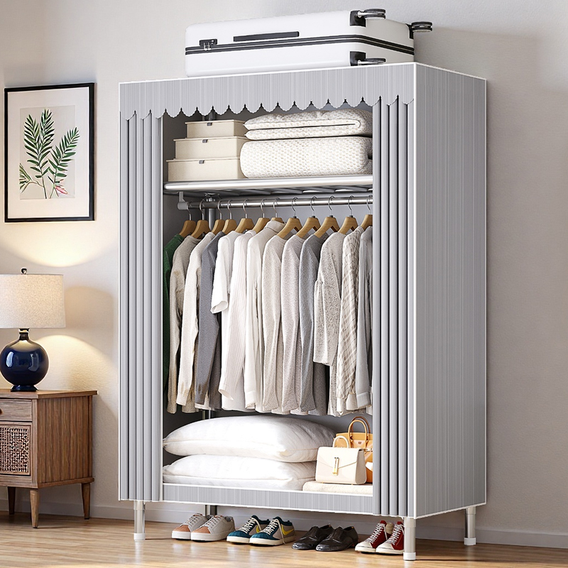 家用组装简易布衣柜出租房用