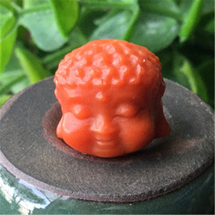 四川凉山瓦西料天然南红玛瑙柿子红如来佛弥勒释迦宝宝佛笑佛背云