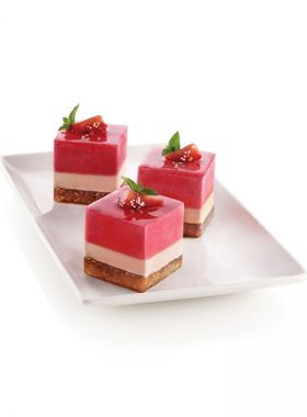 8连方块模 意大利进口食品级硅胶模silikomart profe ssional