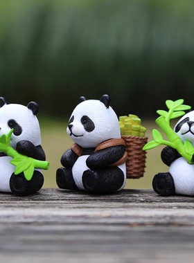 熊猫冰箱贴磁吸创意3D立体旅游文化纪念品礼物磁吸家居装饰