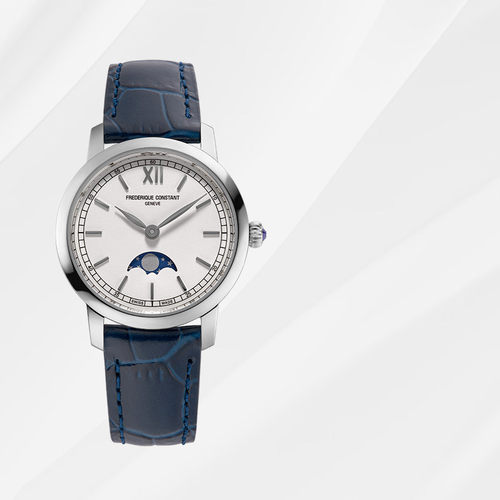 瑞士手表超薄系列月相表盘石英表