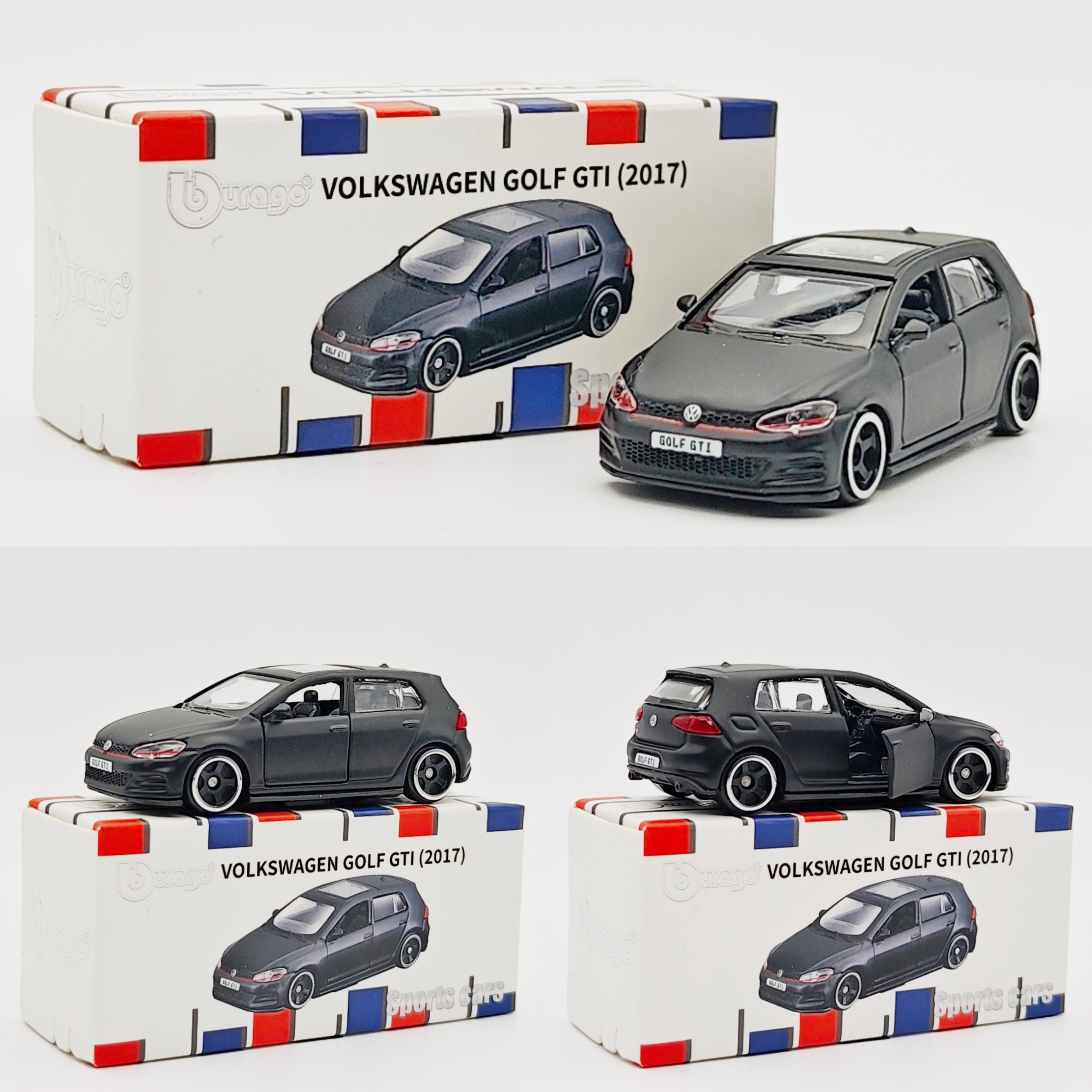 正版授权比美高1:64高尔夫GTI合金车模型精品收藏摆件玩具车男孩