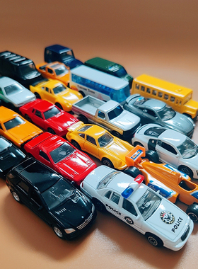 捡漏！welly 1:60奔车模套装合金金属玩具车模回力惯性小汽车模型