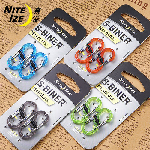 NiteIze挂扣奈爱半号透明塑料