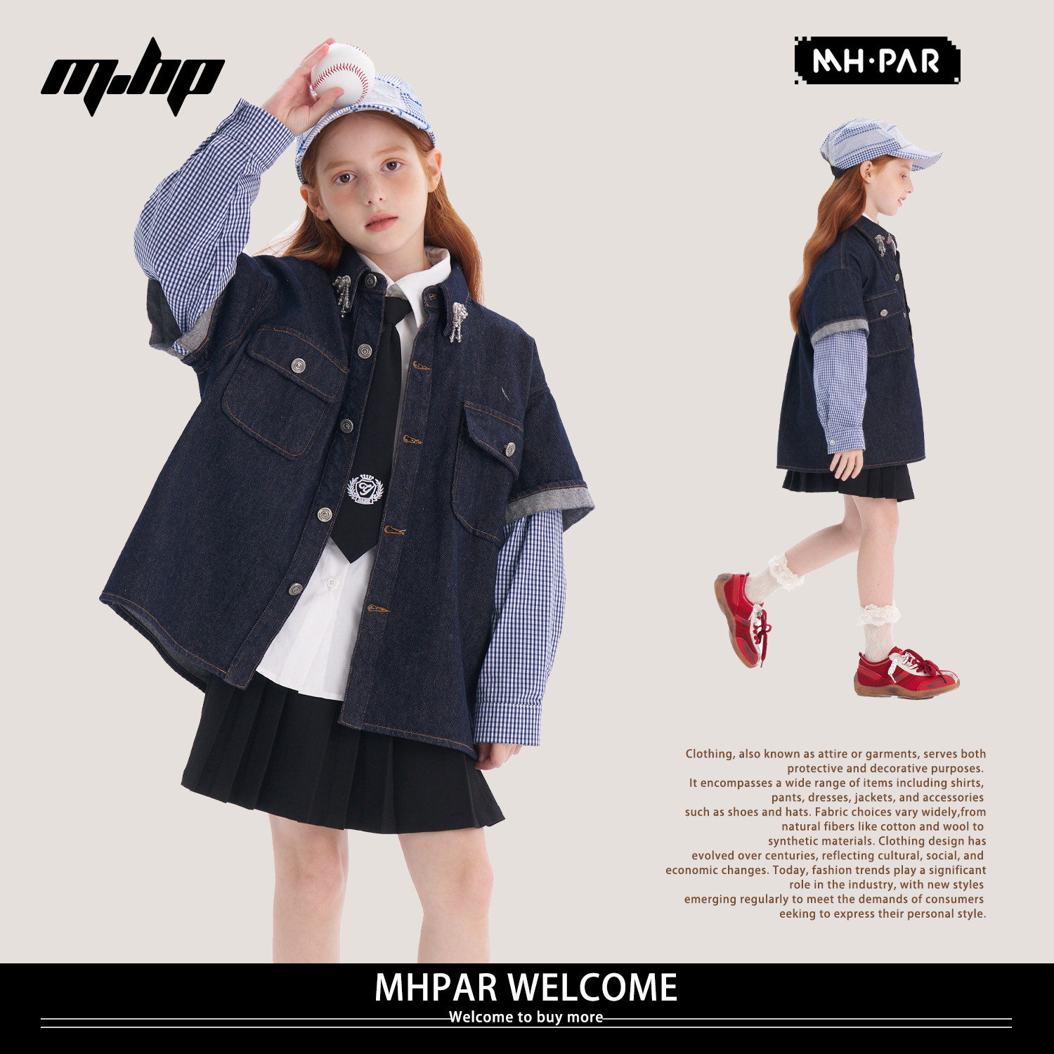 MHPAR麦哈派女童春秋款常规普通外套