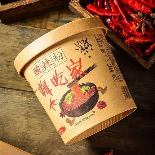 红薯粉酸辣粉桶装嗨吃家