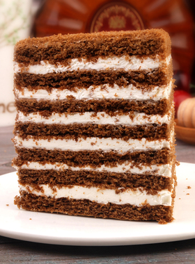 LB2个*450g包邮俄罗斯风味提拉米苏蛋糕点甜食千层奶油蜂蜜网红