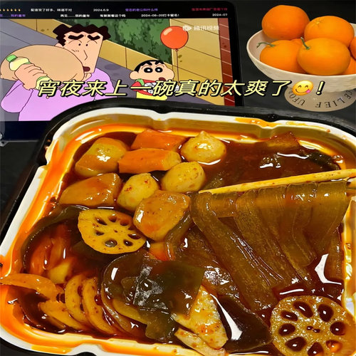 火锅宽粉粉丝麻辣烫10盒自热