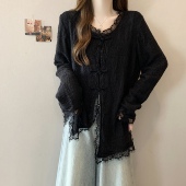 装 春季 胖宽0206k 国风蕾丝衫 上衣2026早春大尺码 女打底衫 t恤新中式