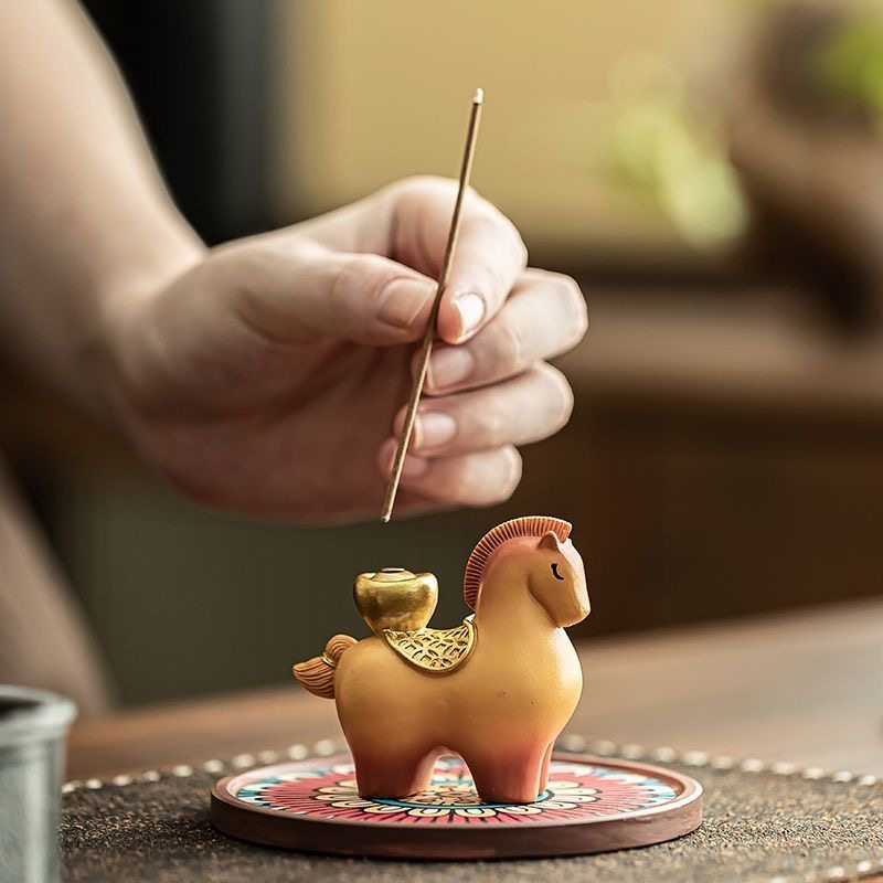 马上有钱香插摆件香炉家用室内中式送礼香插香座茶台桌面香薰摆件,家居饰品,香托/香盘/香座/香插,淘宝优惠券,粉丝福利购,淘宝优惠卷