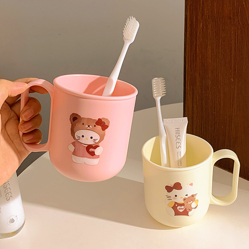 家用情侣杯子牙缸可爱学生牙刷杯卡通简约洗漱刷牙杯高颜值漱口杯