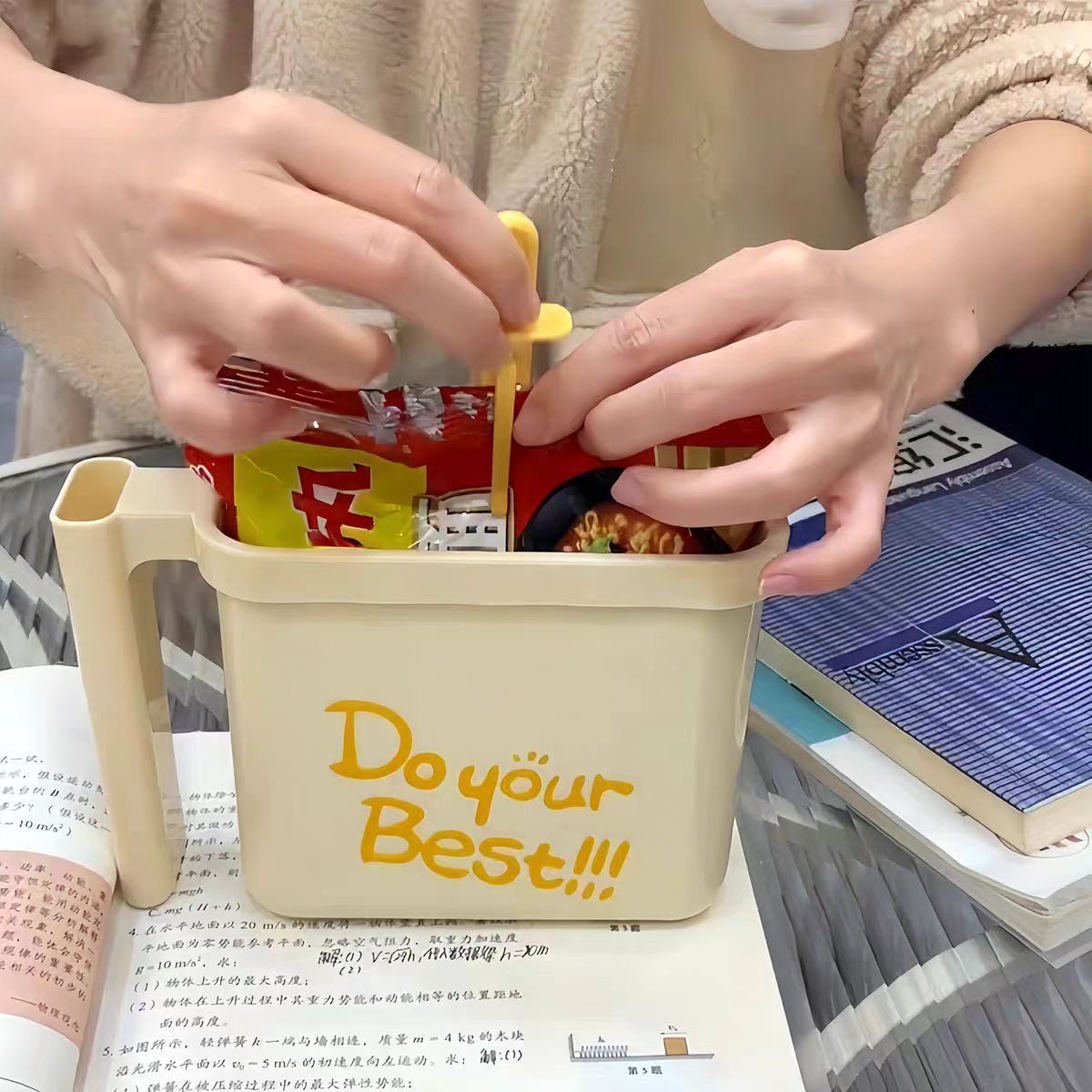 袋装泡面碗免洗碗直筒泡面学生宿舍食品级带叉子泡面封口夹便携碗,餐饮具,泡面碗,淘宝优惠券,粉丝福利购,淘宝优惠卷