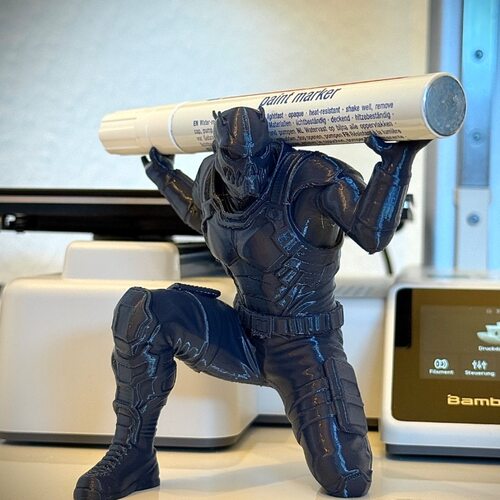 3D打印惩罚者笔筒桌面装饰摆件笔架文具收纳个性创意支架搞怪百搭