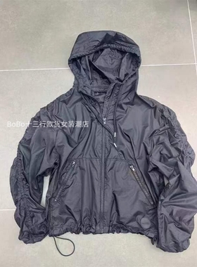 欧货bobo1972夏季新品显瘦韩版防晒冲锋衣长袖连帽薄外套女上衣