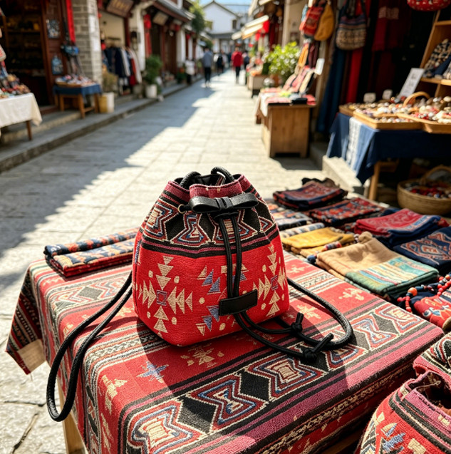 大理古城景区旅游休闲单肩斜挎包
