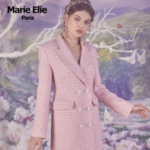 商场同款MarieElie秋冬新款 蕊粉媛斐呢大衣ETAA31J70535