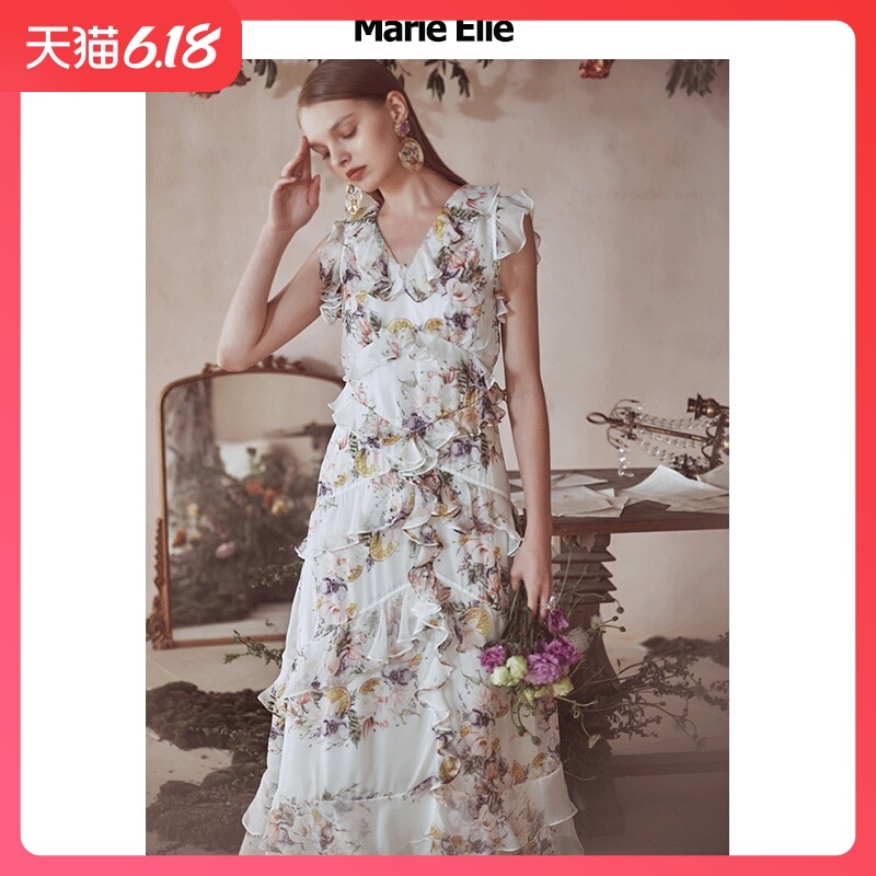 Marie Elie2020春夏新款 菁俪馨语连衣裙EAA21M08802