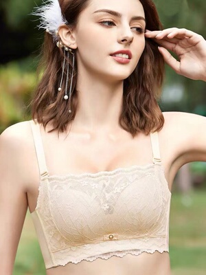 抹胸款AB杯中薄防走光聚拢