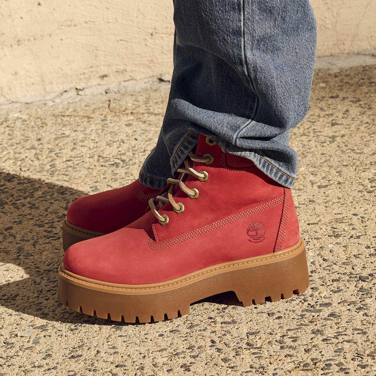 海外代购TIMBERLAND/添柏岚女士户外休闲鞋防滑耐磨高帮护踝防水