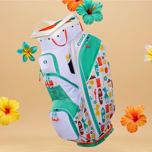 代购OGIO Luau FUSE GOLF高尔夫球包支架包海岛印花限量SILENCER