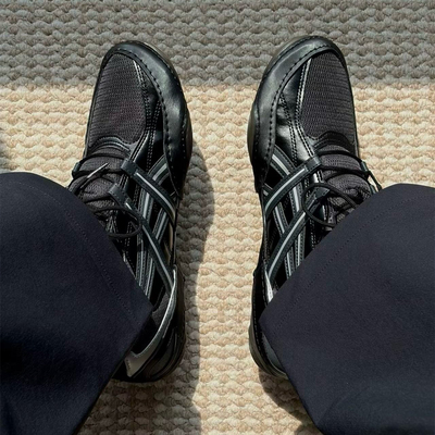 代购ASICS HYPERSYNC亚瑟士田径摔跤运动休闲鞋男女透气网面低帮