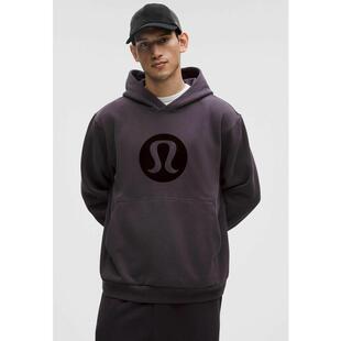 代购lululemon露露乐蒙男士连帽卫衣透气舒适弹性腰围前袋设计