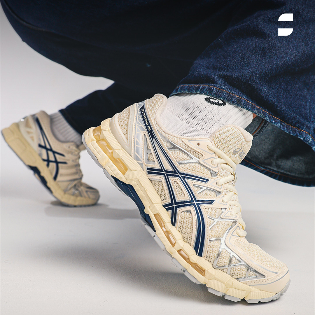 代购Asics GEL-KAYANO 20亚瑟士低帮运动休闲跑步鞋男女缓震透气