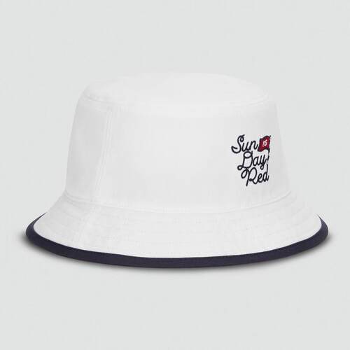 海外代购sun day red女士高尔夫球帽遮阳透气白色刺绣户外运动