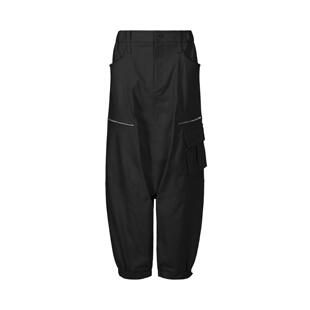 日本代购Issey Miyake/三宅一生女士休闲裤微弹易打理高腰多口袋