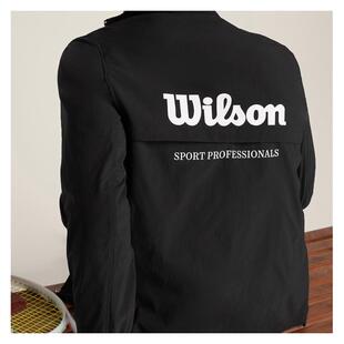 代购Wilson ASTON威尔胜秋季新款长袖针织夹克男士网球服透气训