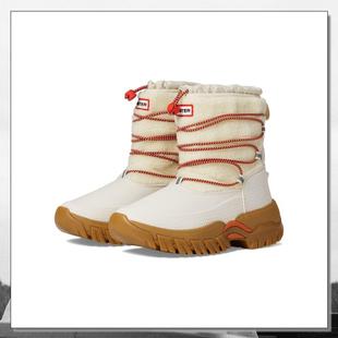 户外休闲靴女式 Hunter 奶白色 Snow Short Boot Sherpa Wanderer