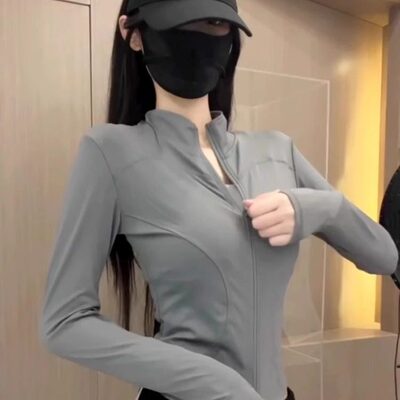 灰色防晒衣女夏季2024新