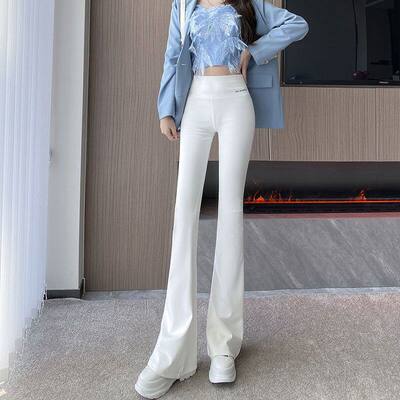鲨鱼裤微喇叭瑜珈裤女紧