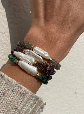 男女可佩戴波西米亚珍珠小众