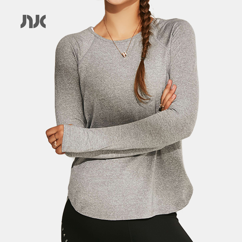 运动上衣长袖t恤跑步健身透气