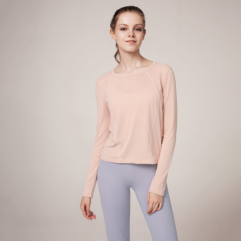 休闲健身服排汗速干长袖瑜伽