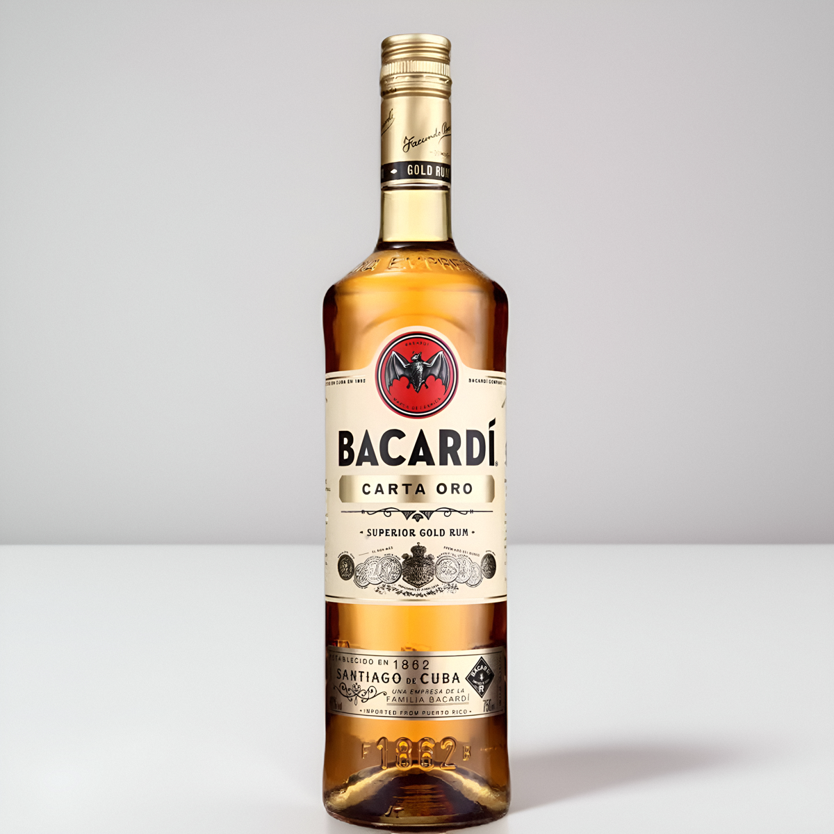 百加得金朗姆bacardi基酒调酒鸡尾酒洋酒烘培进口烈酒