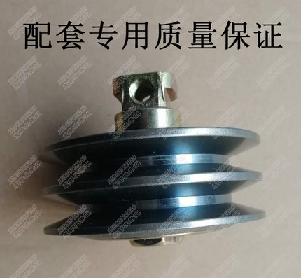 适用玉柴6112/4108/4110/02空调涨紧轮双A槽186张紧皮带宇通客车