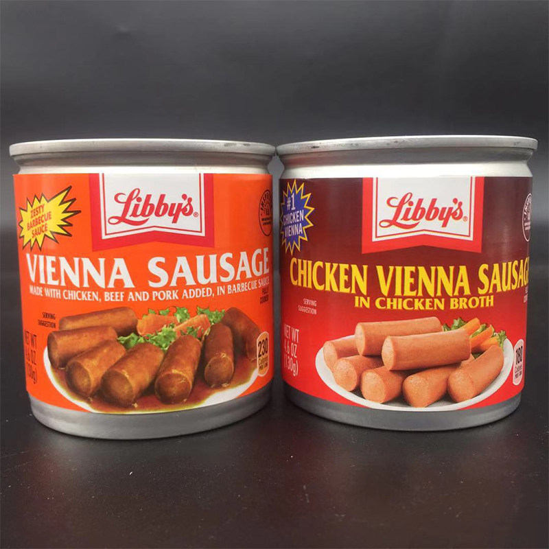libbys vienna sausage/chicken利比维也纳香肠 鸡肉罐头 130g