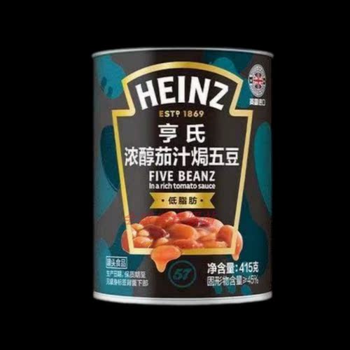 亨氏浓醇番茄汁焗五豆即食