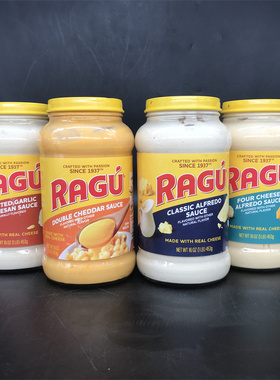 Cheddar Alfredo Sauce美国进口奶酪芝士意粉酱艾弗雷德调味酱