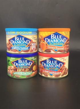 Blue Diamond Almonds蓝钻石巴旦木无壳坚果扁桃仁零食巴达木170g